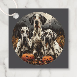 Halloween Great Dane Dogs Kürbislaterne Geschenkanhänger
