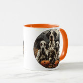Halloween Great Dane Dogs Kürbislaterne Tasse (VorderseiteRechts)