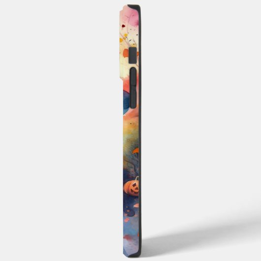 Halloween Great Dane mit Pumpkins Beängstigend Case-Mate iPhone Hülle (Rückseite / Links)