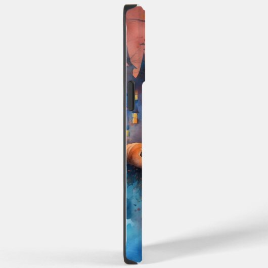 Halloween Great Dane mit Pumpkins Beängstigend Case-Mate iPhone Hülle (Rückseite / Rechts)