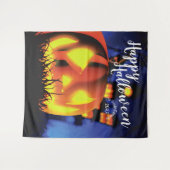 Halloween Great Pumpkin Lantern Party Hintergrund Wandteppich (Vorderseite (Horizontal))