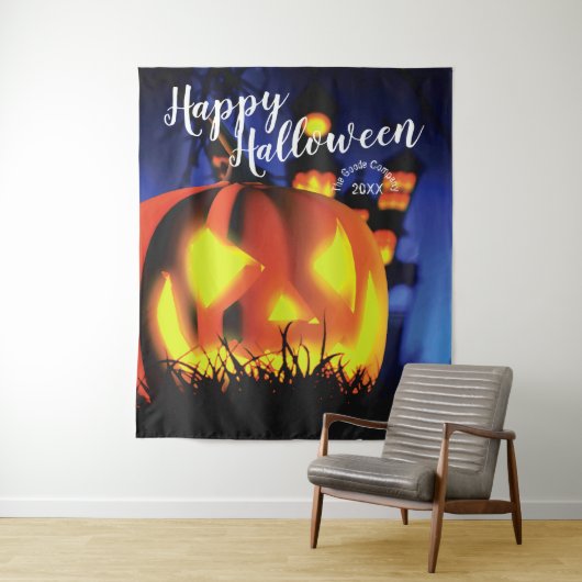 Halloween Great Pumpkin Lantern Party Hintergrund Wandteppich (Beispiel)