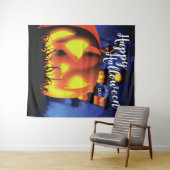 Halloween Great Pumpkin Lantern Party Hintergrund Wandteppich (Beispiel (Horizontal))