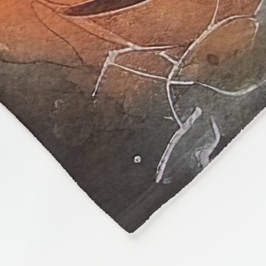 Halloween Greater Swiss mit Pumpkins Beängstigend Fleecedecke (Ecke)