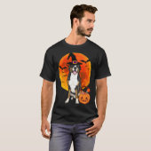 Halloween Greater Swiss Mountain Dog Jack O Lanter T-Shirt (Vorne ganz)