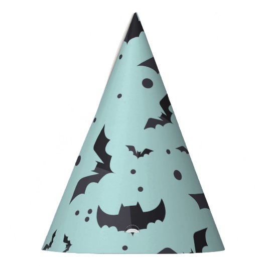 Halloween Green Bat Pattern Partyhütchen (Links)