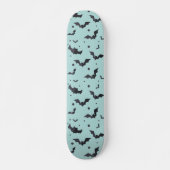 Halloween Green Bat Pattern Skateboard (Vorne)