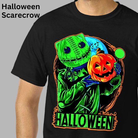 Halloween Green Beängstigend Sack Man Pumpkin Men' T-Shirt