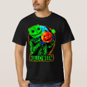 Halloween Green Beängstigend Sack Man Pumpkin Men' T-Shirt (Vorderseite)