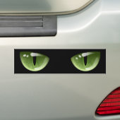 Halloween Green Cat Eyes Autoaufkleber (Auf Auto)