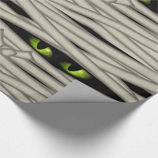 Halloween Green ID685 Geschenkpapier (Ecke)