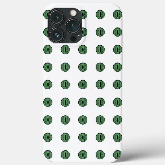 Halloween Green Polka Dot Eyes Case-Mate iPhone Hülle (Rückseite)