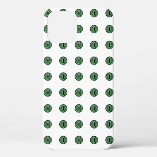 Halloween Green Polka Dot Eyes Case-Mate iPhone Hülle (Rückseite)