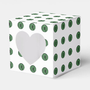 Halloween Green Polka Dot Eyes Geschenkschachtel