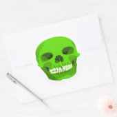 Halloween Green Scully Ihr Party Sticker (Umschlag)