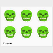 Halloween Green Scully Ihr Party Sticker (Blatt)