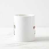 Halloween Green Zombie Monster Kaffeetasse (Mittel)