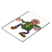 Halloween Green Zombie Monster Notizblock (Linke Seite)