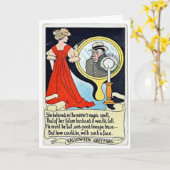 Hallowe'en Greeting Card Karte (Gelbe Blume)