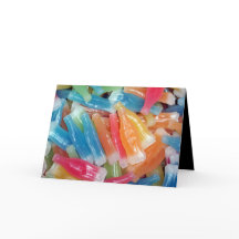 HALLOWEEN GREETING CARD L@@K Wachsflaschen Wachscr