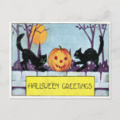 Hallowe'en Greeting Postkarte (Vorderseite)