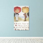 Halloween GreetingApple Heads Leinwanddruck (Insitu (Holzboden))