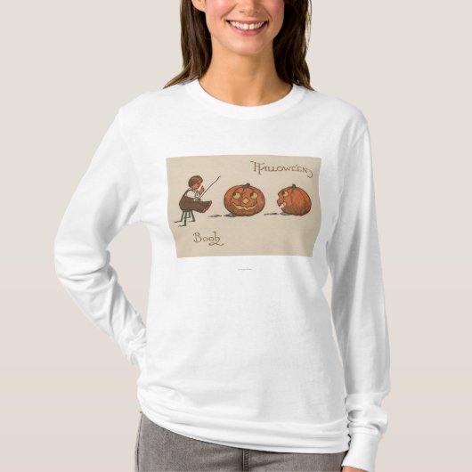 Halloween GreetingBook T-Shirt (Vorderseite)