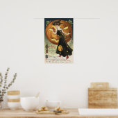 Halloween GreetingHextanz und Kürkin Poster (Küche)
