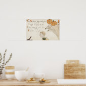 Halloween GreetingJack-O-Lantern-Geister Poster (Küche)