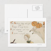 Halloween GreetingJack-O-Lantern-Geister Postkarte (Vorne/Hinten)