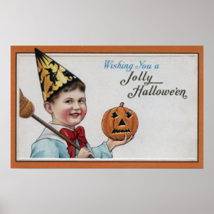 Halloween GreetingJolly Halloween Poster