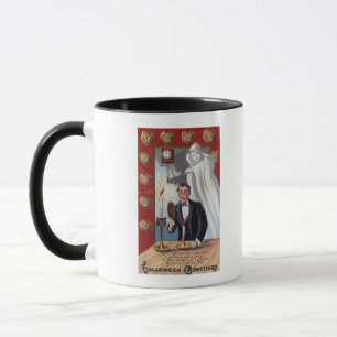Halloween GreetingMan und Geist Tasse