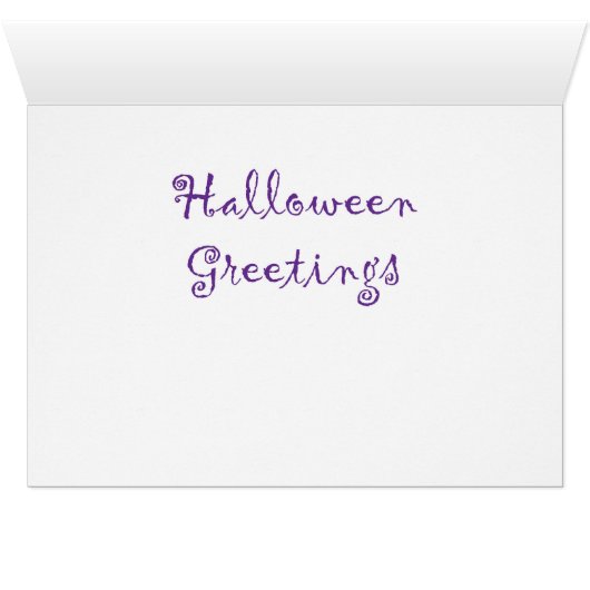 Halloween Greetings (Innenansicht Horizontal (Unten))