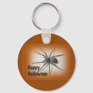 Halloween Greetings - Dolomedes tenebrosus Spider Schlüsselanhänger
