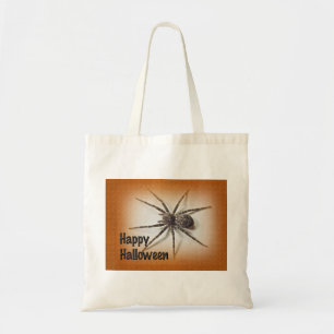 Halloween Greetings - Dolomedes tenebrosus Spider Tragetasche