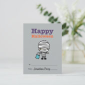 Halloween Greetings for Kids Postcard Postkarte (Stehend Vorderseite)
