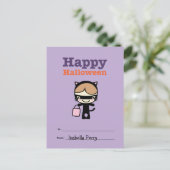 Halloween Greetings for Kids Postcard Postkarte (Stehend Vorderseite)