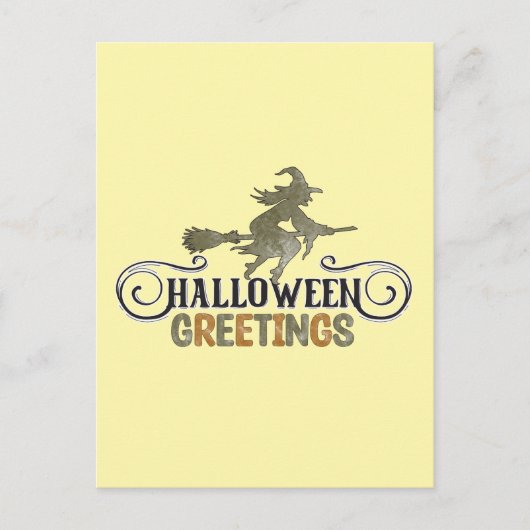 Halloween Greetings - Halloween Postkarte (Vorderseite)