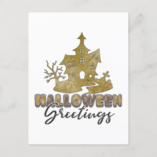 Halloween Greetings - Halloween Postkarte