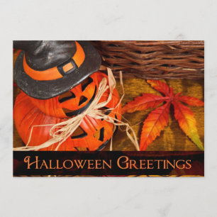 Halloween Greetings Karte
