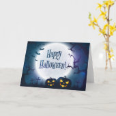 Halloween Greetings Karte (Gelbe Blume)
