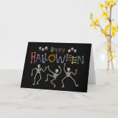 Halloween Greetings Karte (Gelbe Blume)