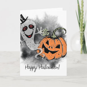 Halloween Greetings Karte