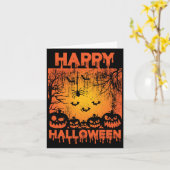 Halloween Greetings Karte (Gelbe Blume)