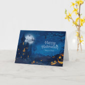 Halloween Greetings Karte (Gelbe Blume)