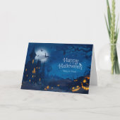 Halloween Greetings Karte (Vorderseite)