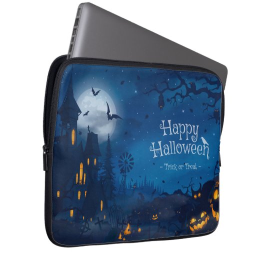 Halloween Greetings Laptopschutzhülle (Vorne Rechts)