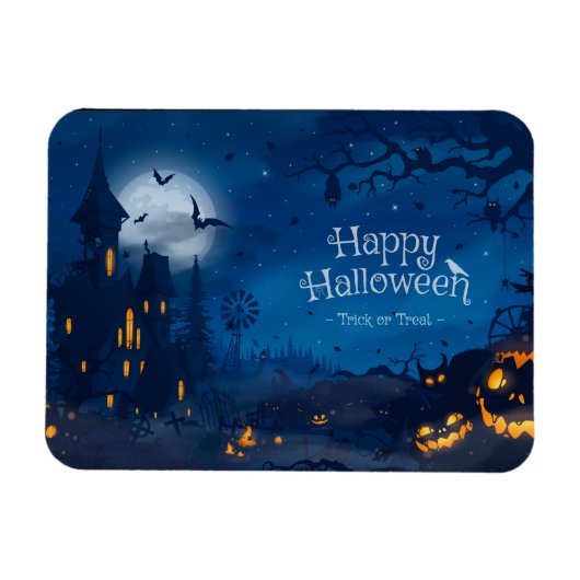 Halloween Greetings Magnet (Horizontal)