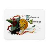 Halloween Greetings Magnet (Horizontal)