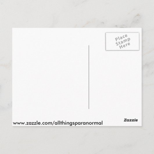 Halloween Greetings Postkarte (Rückseite)